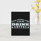 Kaffee Drinker Lover Meme - Coffee Cup Grafik Karte (Gelbe Blume)