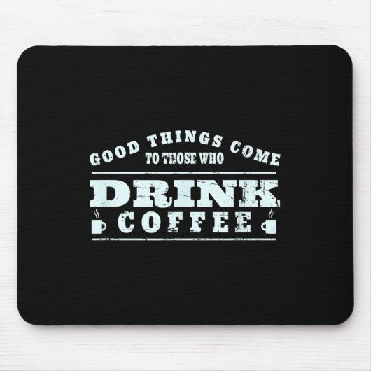 Kaffee Drinker Lover Meme - Coffee Cup Grafik Mousepad (Vorne)