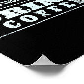 Kaffee Drinker Lover Meme - Coffee Cup Grafik Poster (Ecke)