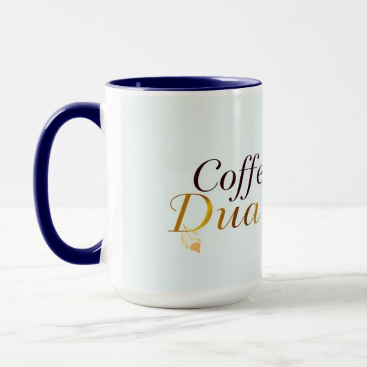 Kaffee Dua & Glow Moderne Muslimah Tasse (Links)