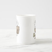 Kaffee-Eichhörnchen-Tasse Porzellantasse (Vorderseite)