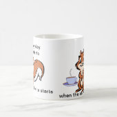 Kaffee-Eichhörnchen-Tasse Verwandlungstasse (Mittel)