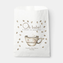 Kaffee Ein Baby braut Babydusche Geschenktütchen