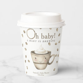 Kaffee Ein Baby braut Babydusche Pappbecher