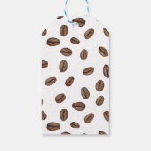 Kaffee Ein Baby braut Duschvorzugstriche Geschenkanhänger (Rückseite)