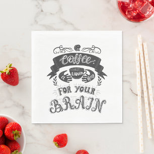 Kaffee Ein Flüssiger Umarmung Für Dein Gehirn Serviette