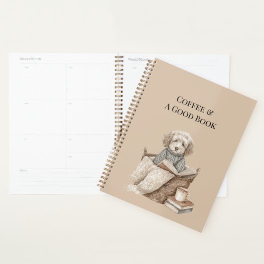 Kaffee & Ein Gutes Buch Hundekorb Planer (Anzeige)