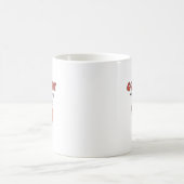 Kaffee ein Schluck in einer Tasse Kaffee Lover Ges (Mittel)