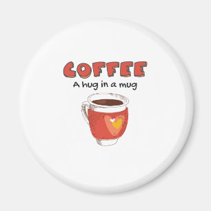 Kaffee ein Schluck in einer Tasse Kaffee Lover Ges Magnet
