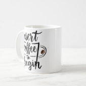 Kaffee einführen kaffeetasse (Vorderseite Links)