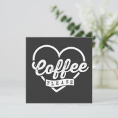 KAFFEE EINLADUNG (Stehend Vorderseite)