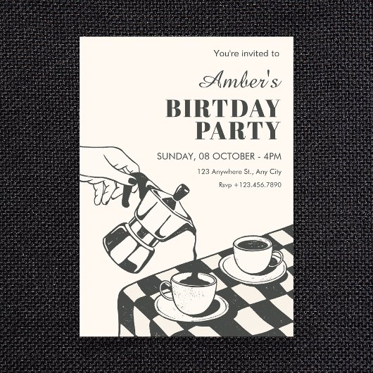 Kaffee  einladung