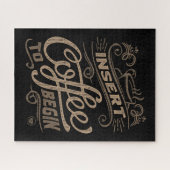 Kaffee einlegen, um zu beginnen puzzle (Horizontal)