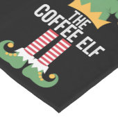 Kaffee Elf Familie Matching Group Weihnachten Kurzer Tischläufer (Ecke)