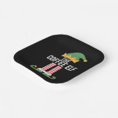 Kaffee Elf Familie Matching Group Weihnachten Pappteller (Gewinkelt)