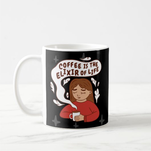 KAFFEE-ELIXIR-QUOTE KAFFEETASSE (Links)