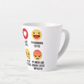 Kaffee Emojis Milchtasse (Rechte Ecke)