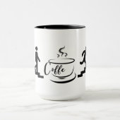 Kaffee-Energie-Batteriestand-Design Tasse (Zentrum)