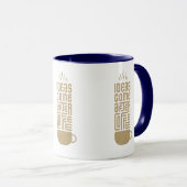 Kaffee entfacht Ideen Tasse (VorderseiteRechts)