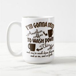 Kaffee-Ergebenheits-komische Koffein-Typografie Kaffeetasse