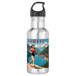 Kaffee ermöglicht dieses Laufen Edelstahlflasche