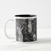 Kaffee-Ernte Zweifarbige Tasse (Links)