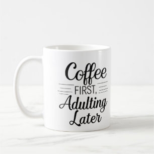 Kaffee Erste Erwachsenwerden Spätere Tasse