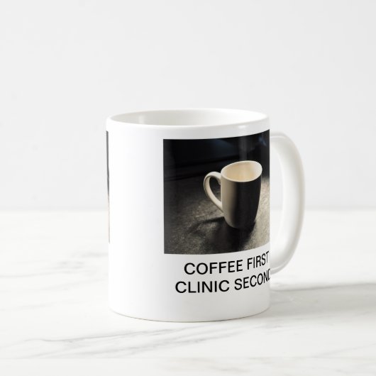 KAFFEE-ERSTE KLINIK ZWEITE KAFFEETASSE (VorderseiteRechts)