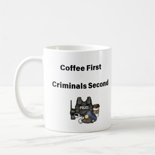 Kaffee Erste Kriminelle Zweite Tasse Polizeikaffee (Links)