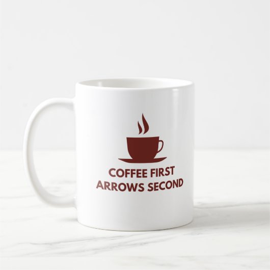Kaffee Erste Pfeile zweite | Mama Kaffeetasse (Links)