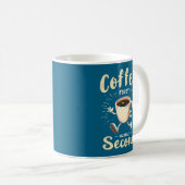 Kaffee Erste Stunde - Kaffee Lover Kaffeetasse (VorderseiteRechts)