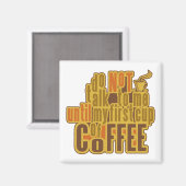KAFFEE ERSTER Magnet (Vorderseite/Rückseite)