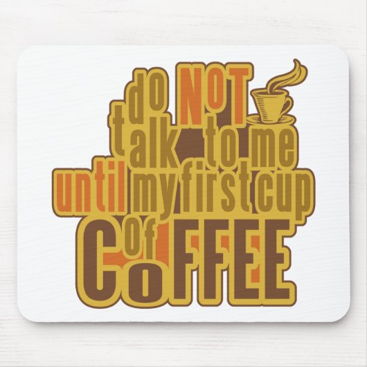 KAFFEE ERSTES Mousepad (Vorne)
