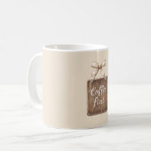 Kaffee Erstes Zeichen Bogen Kaffeetasse (Vorderseite Links)