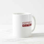 Kaffee Erwachsener später sonnig Kaffeetasse (VorderseiteRechts)