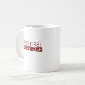 Kaffee Erwachsener später sonnig Kaffeetasse (Vorderseite Links)