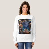 Kaffee erzählt eine Geschichte Sweatshirt (Vorne ganz)