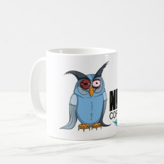 Kaffee, Eule-Tasse Kaffeetasse (Vorderseite Links)