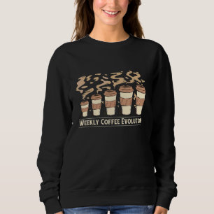 Kaffee Evolution Kaffee Sweatshirt