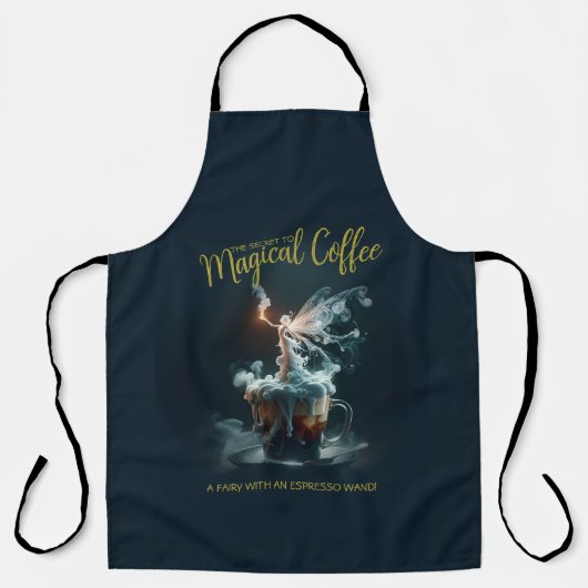 Kaffee Fairy Schürze (Vorderseite)