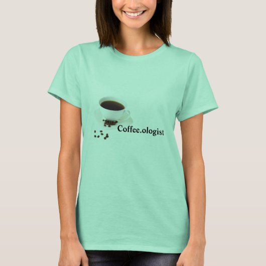 Kaffee-fanatischer Zitat-T - Shirt (Vorderseite)