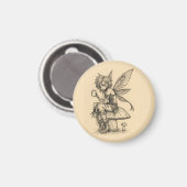 Kaffee Fee Magnet (Vorderseite/Rückseite)