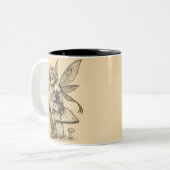 Kaffee Fee Zweifarbige Tasse (Vorderseite Links)