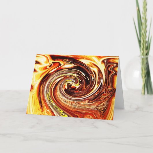 Kaffee Feiertagskarte (Vorderseite)