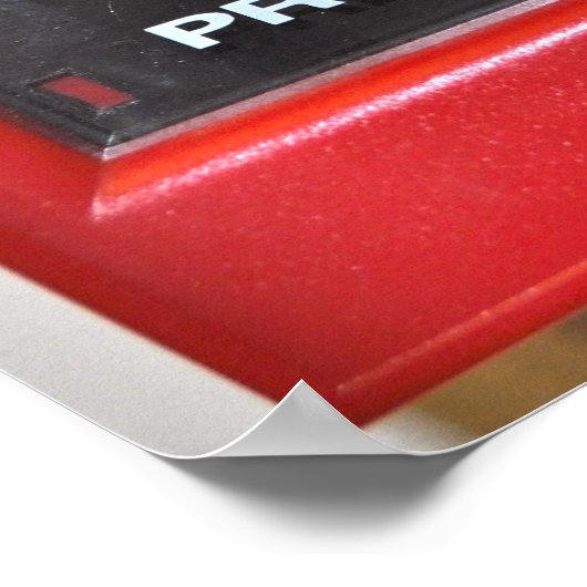 KAFFEE FEUERALARM POSTER (Ecke)