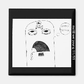 Kaffee Fiend Magnet (Vorne)