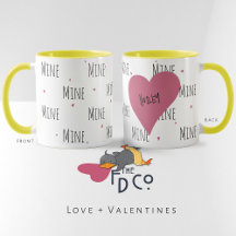 Kaffee Fiend Teetotaler "Mine" Herz Liebe