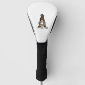 Kaffee First Magic Java Gnome Brown Garden Gnome Golf Headcover (Vorderseite)