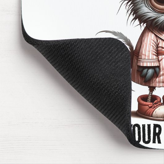 Kaffee First Meme Mousepad (Ecke)