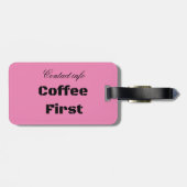 Kaffee First Thunder_Cove Gepäckanhänger (Rückseite horizontal)